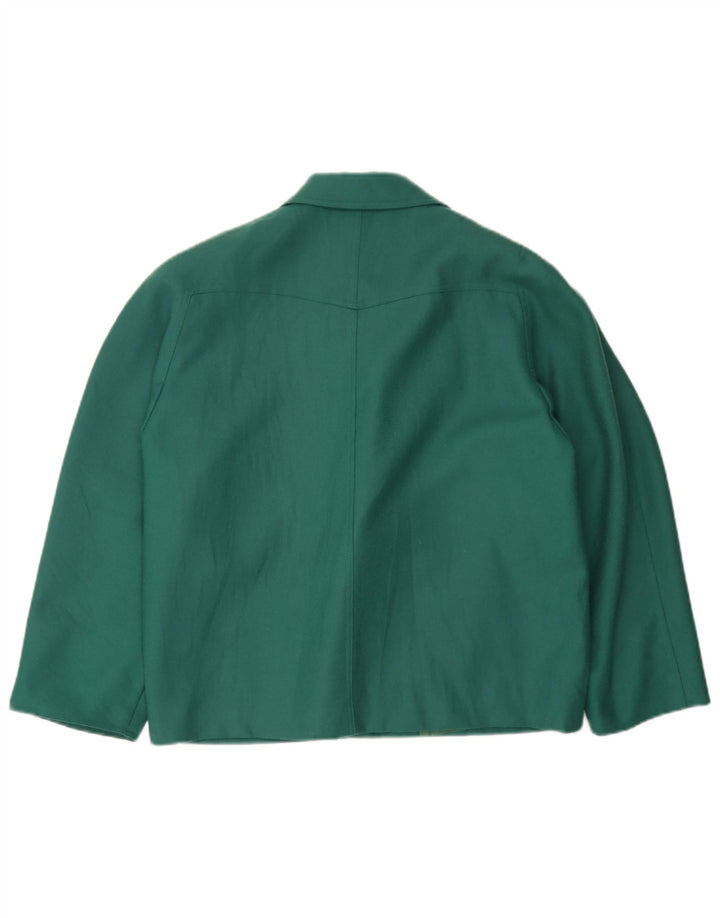Marella Veste blazer surdimensionnée à double boutonnage pour femme UK 10 Petit Vert