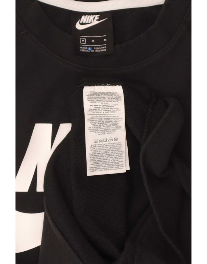 Nike Sweat-shirt graphique en coton noir moyen pour homme