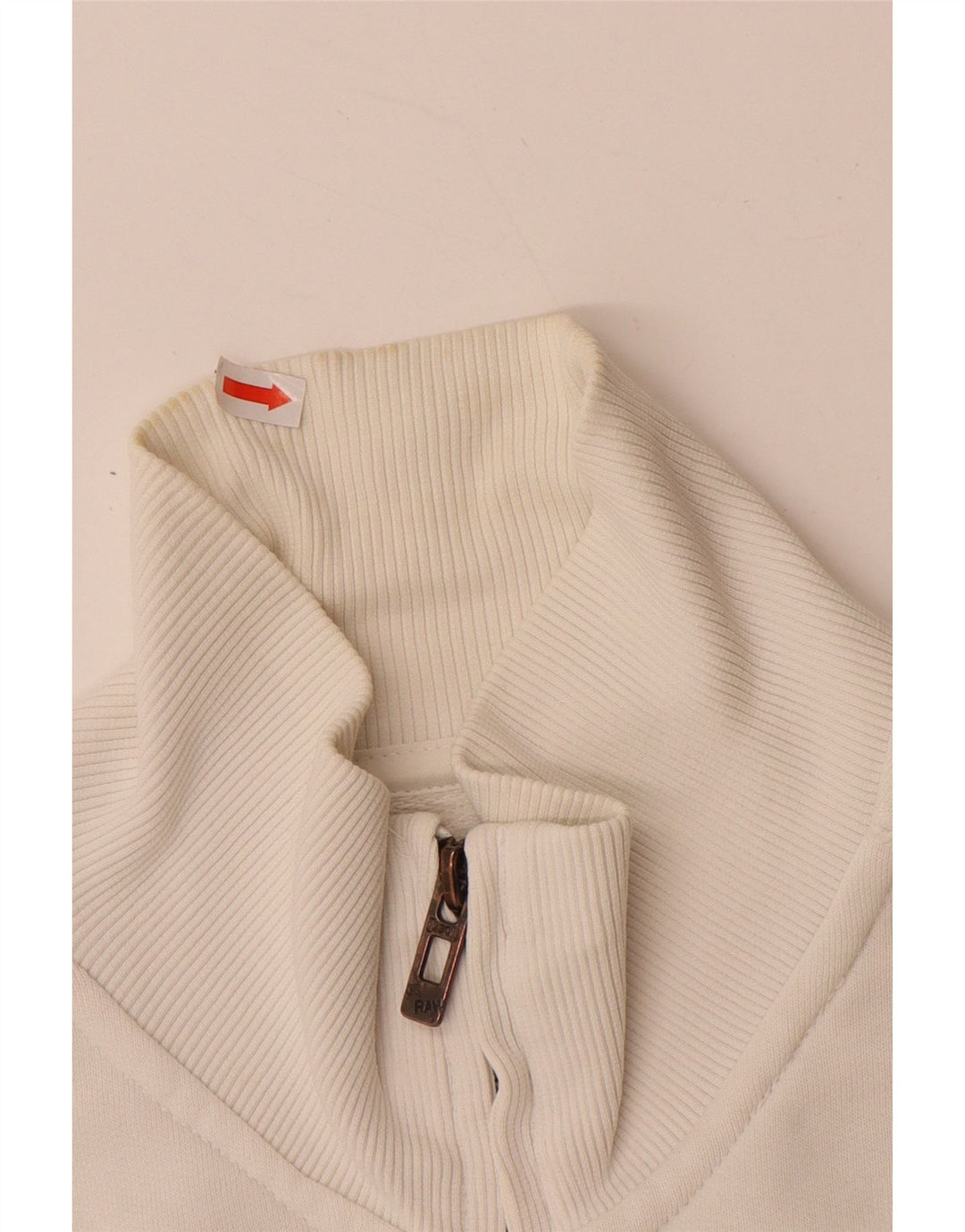 G-STAR Veste de Survêtement Homme Blanc Moyen Coton