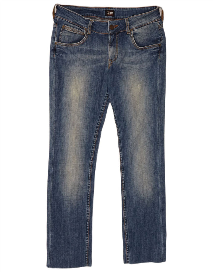 Lee Jean Droit Amy Femme W30 L29 Bleu Coton