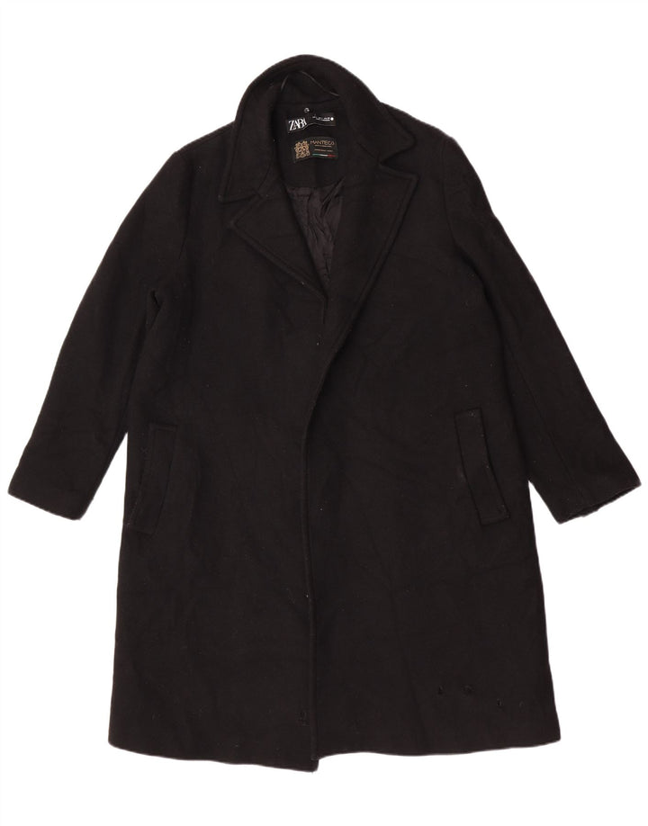 Zara Manteau ouvert pour femme UK 16 Large Noir
