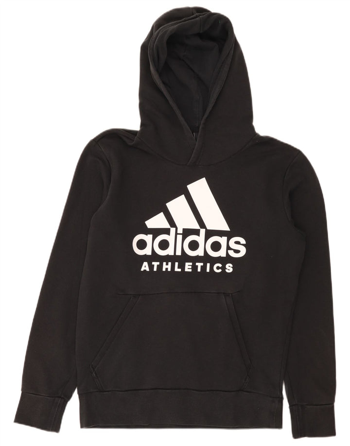 Adidas Pull à capuche graphique pour homme Noir moyen