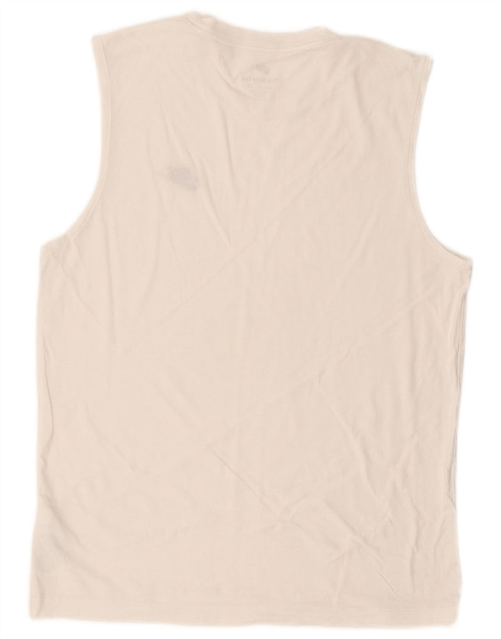 Nike Hommes Débardeur Moyen Blanc Coton