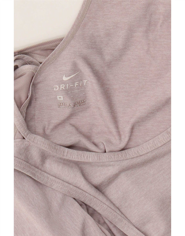 Nike Womens Dri Fit Débardeur UK 12 Rose Moyen