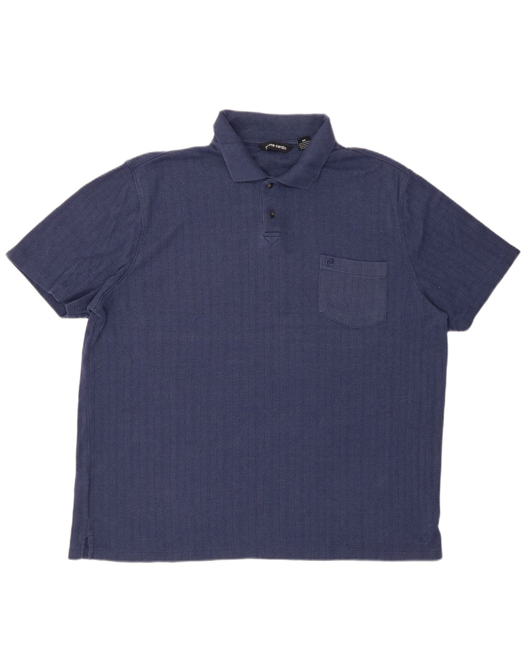 PIERRE CARDIN Polo Homme XL Bleu Marine Coton