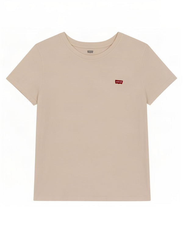 Levi's T-Shirt Femme UK 12 Blanc Moyen Coton