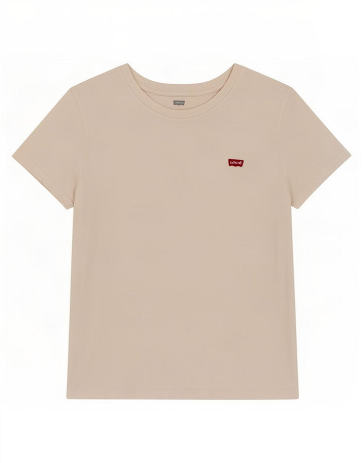 Levi's T-Shirt Femme UK 12 Blanc Moyen Coton