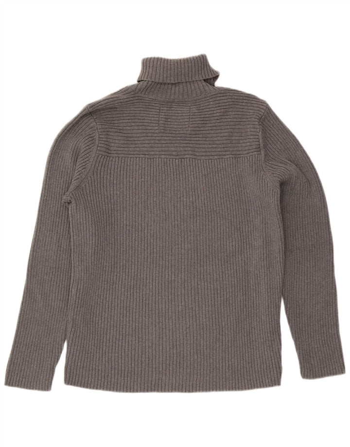 G-Star Pull graphique à col roulé pour homme XL Gris Coton