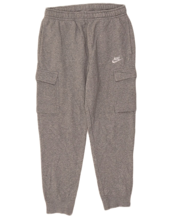 Nike Pantalon de survêtement court cargo pour homme en coton moucheté Gris Taille S