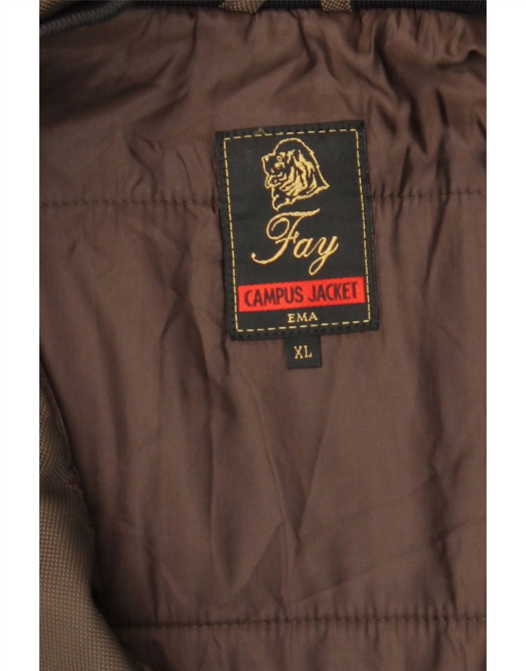 FAY Veste Bomber Ema Homme UK 42 XL Marron
