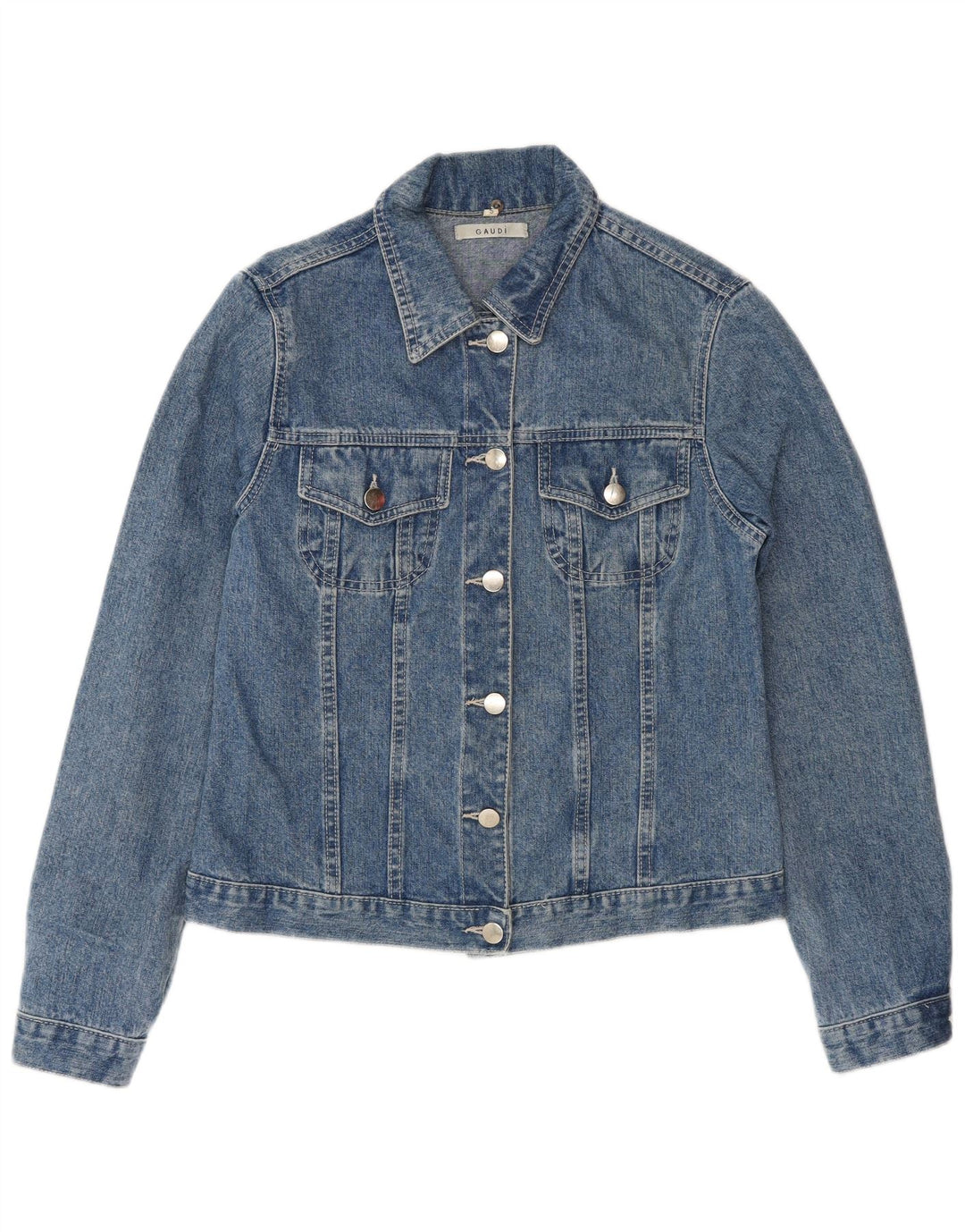 Veste en jean femme Gaudi UK 10 petit coton bleu
