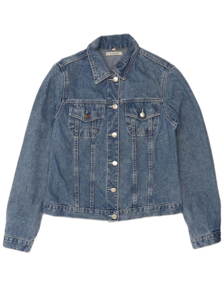Veste en jean femme Gaudi UK 10 petit coton bleu