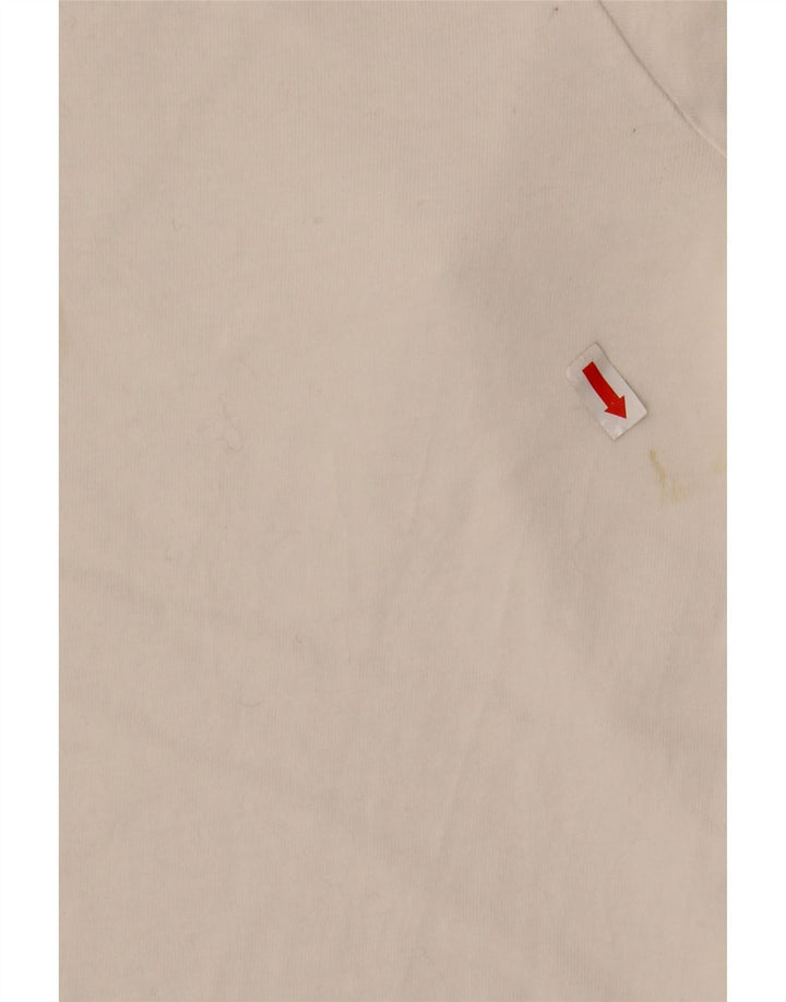 Adidas Haut à manches longues pour homme en coton blanc moyen