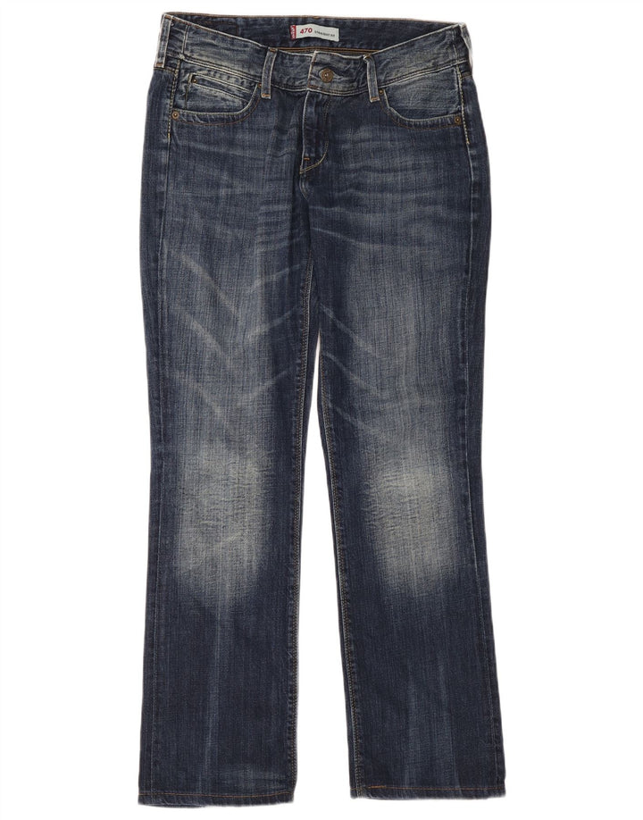 Levi's Jean Droit 470 Femme W31 L34 Bleu Coton
