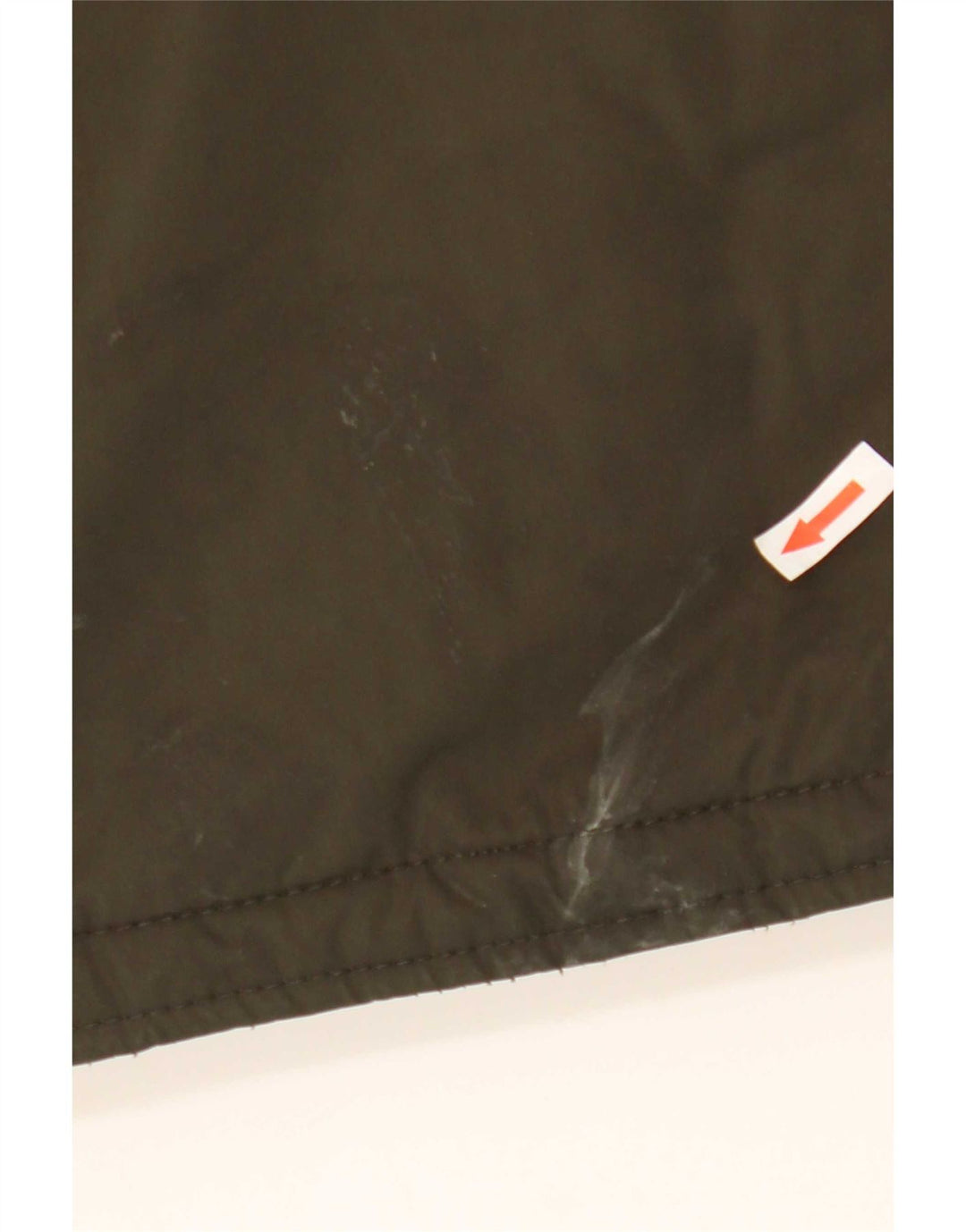 Guess Parka militaire à capuche pour homme UK 40 Large Kaki Polyester