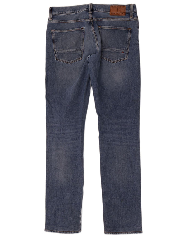 Tommy Hilfiger Jean droit Denton femme W30 L34 bleu coton