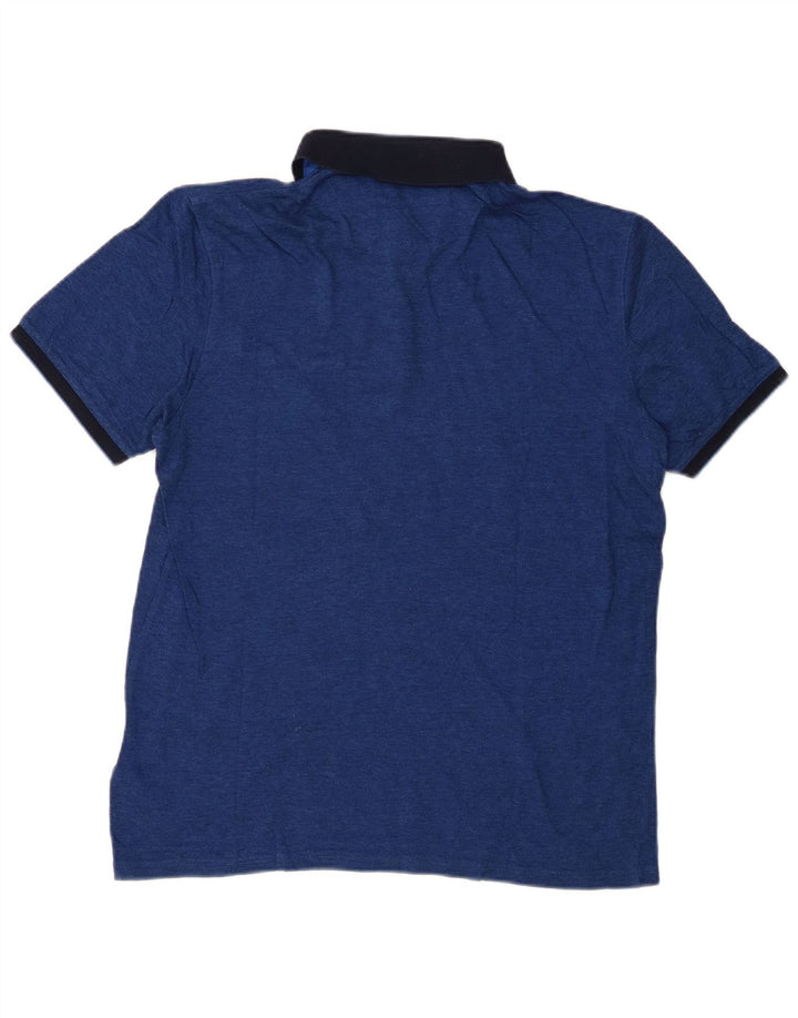 Ted Baker Polo Homme Taille 4 Grand Bleu Coton