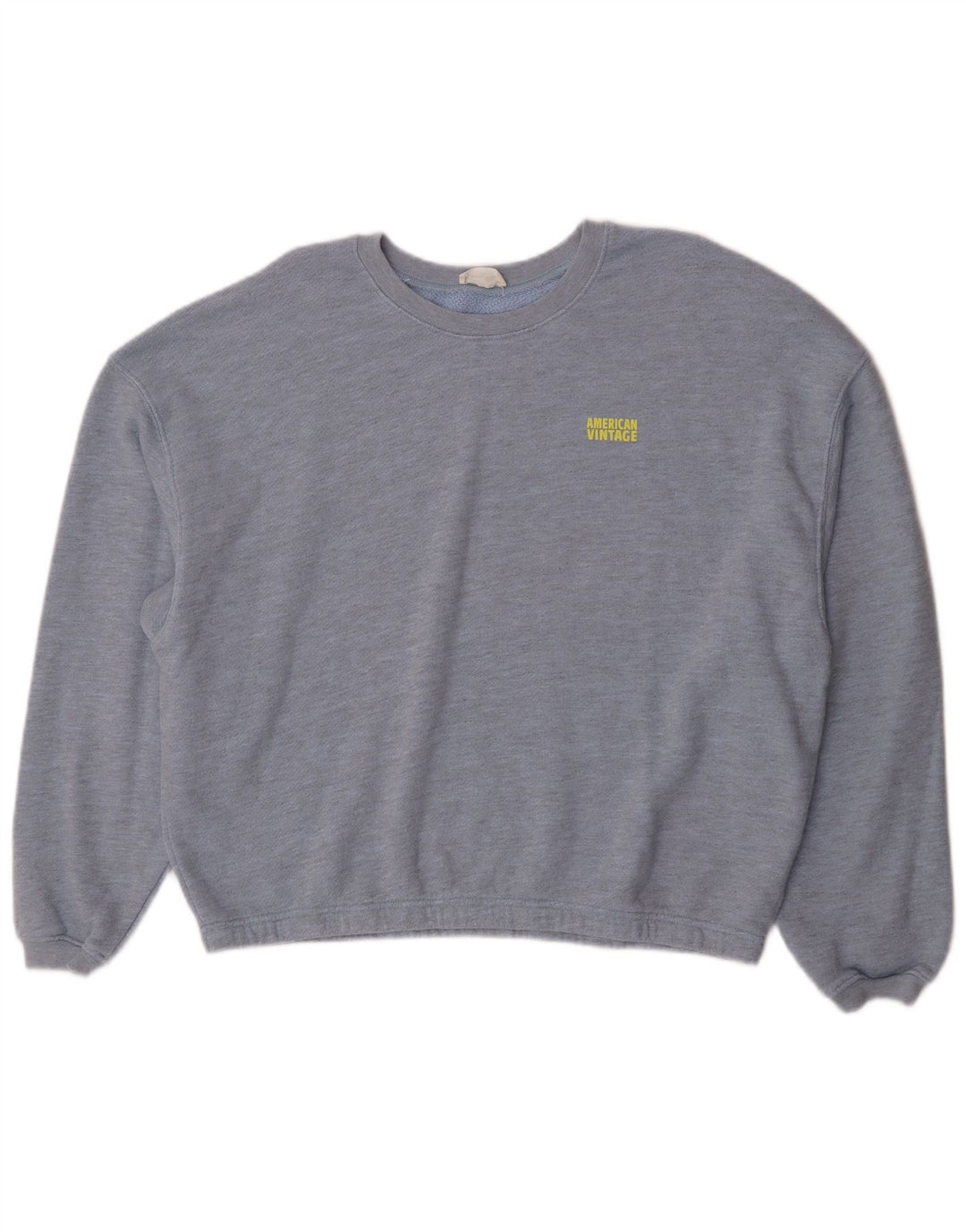 American Vintage Sweat-shirt pour femme UK 16 Grand Bleu Classique