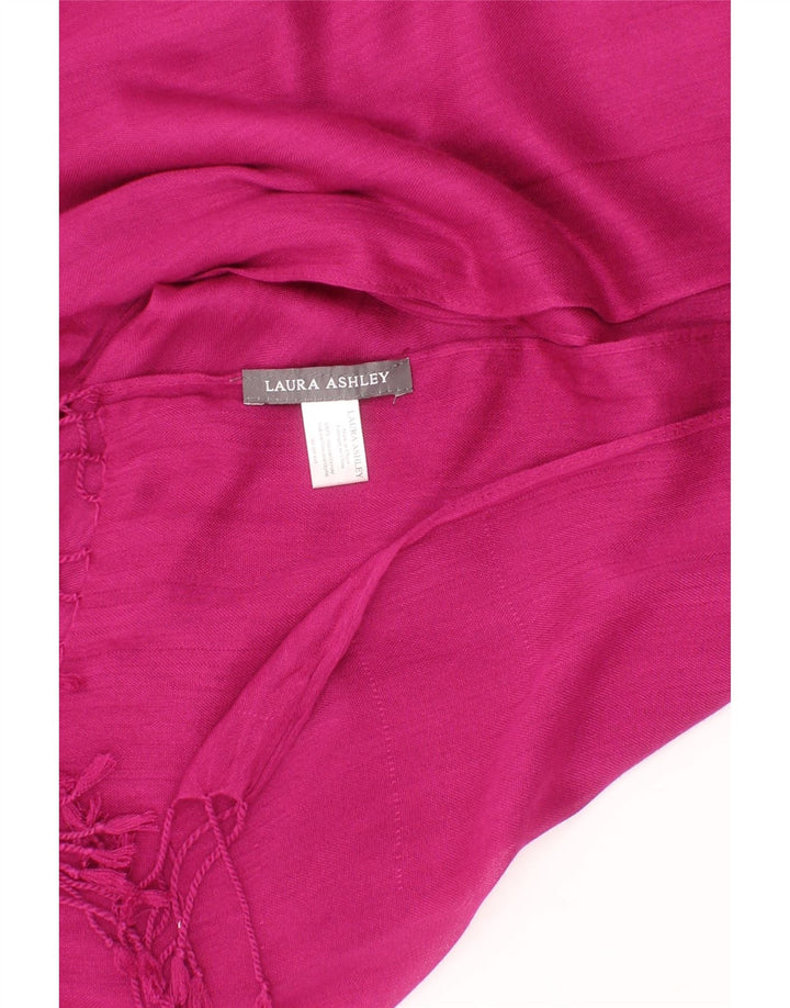 Laura Ashley Écharpe rectangulaire pour femme Taille unique Rose Viscose