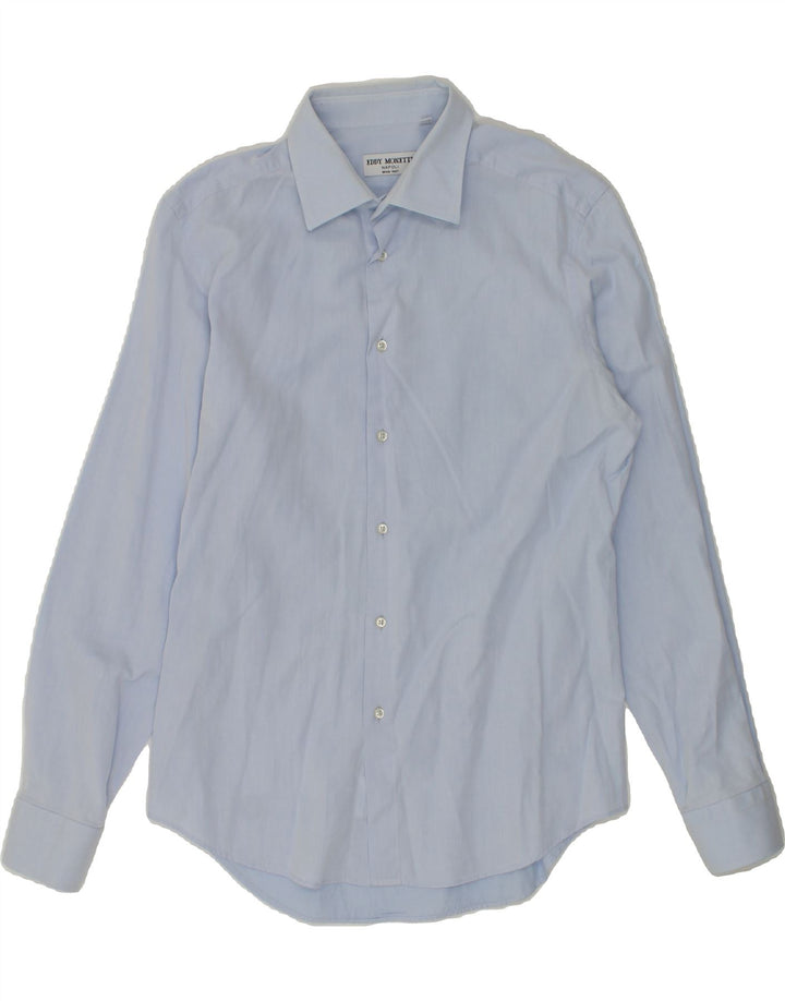EDDY MONETTI Mens Shirt UK 16  41 Large Blue Vintage Eddy Monetti and Second-Hand Eddy Monetti from Messina Hembry 