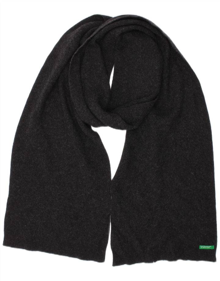 United Colors of Benetton Écharpe Rectangle Femme Taille Unique Gris Classique