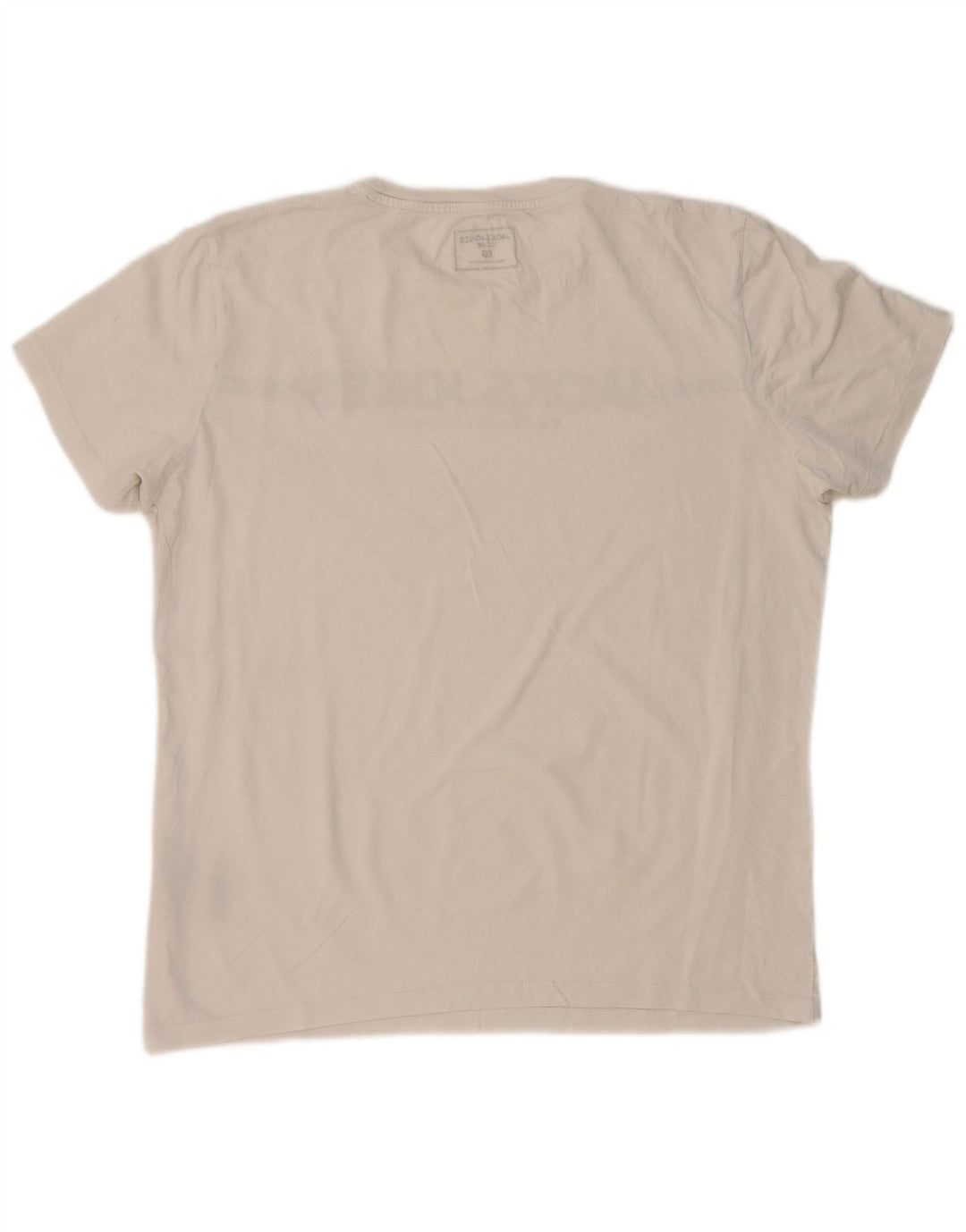 JACK & JONES T-Shirt Graphique Homme Blanc XL Coton