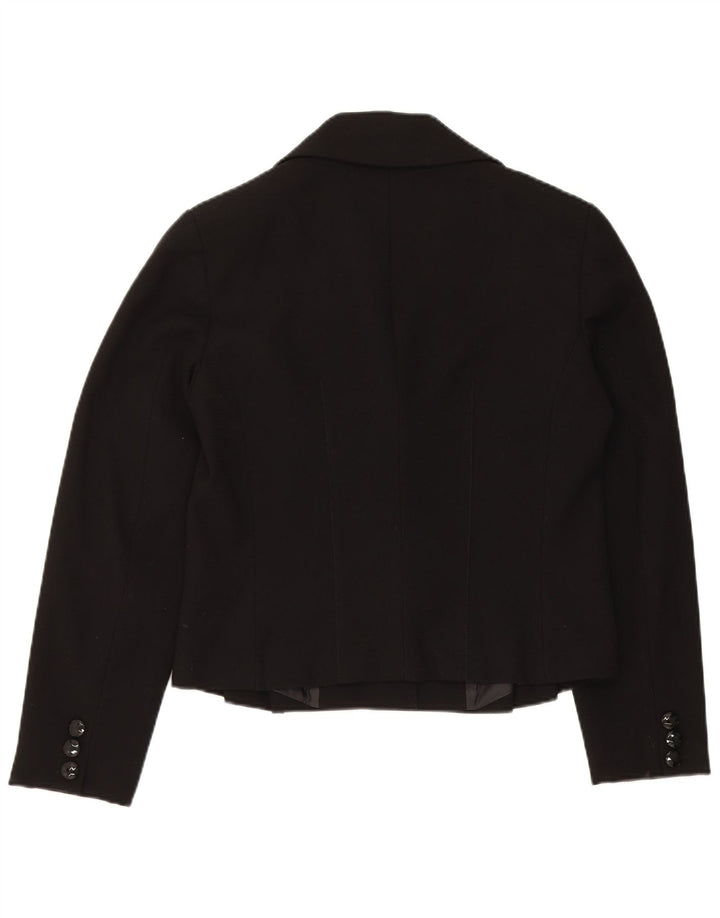 Trussardi Veste Blazer 3 Boutons Femme IT 48 XL Noir Polyester
