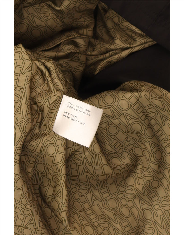 Michael Kors Veste utilitaire à capuche pour femme UK 18 XL Noir Polyester