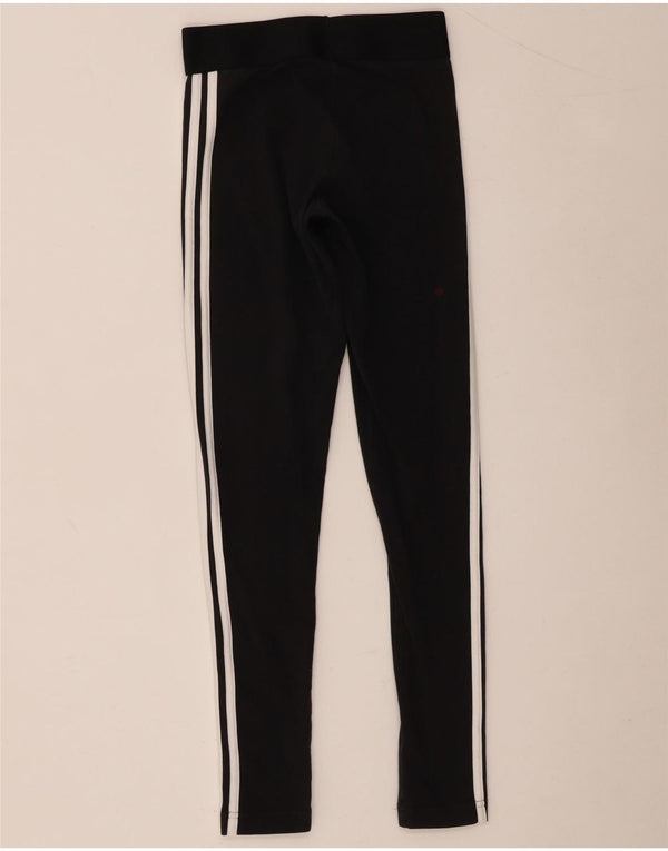 Adidas Leggings Femme UK 4/6 XS Noir Coton