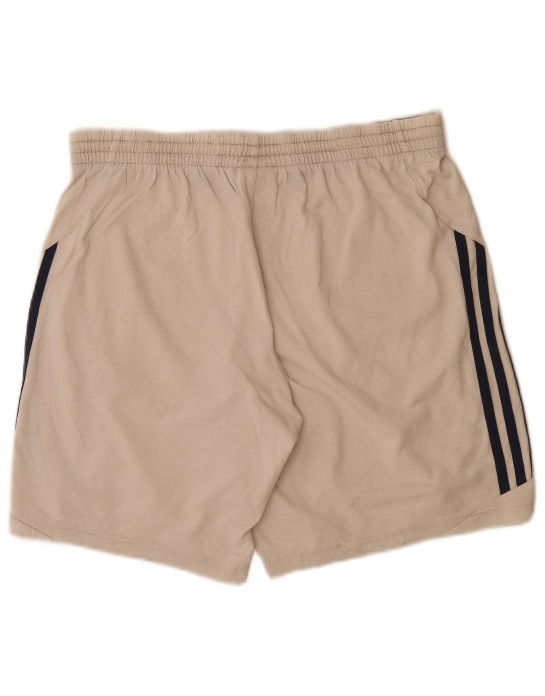 Adidas Short de Sport Climalite Homme Coton Beige Moyen