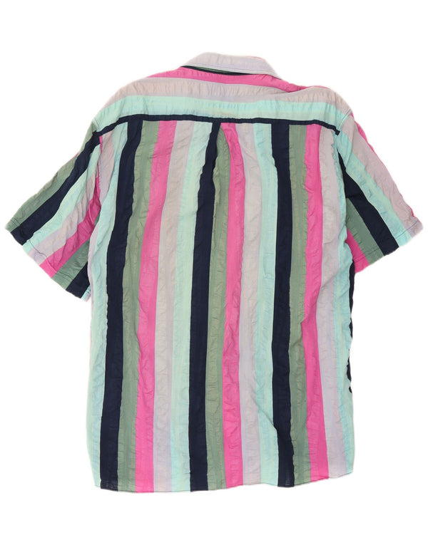 Chemise à manches courtes homme Weekend à rayures multicolores moyennes