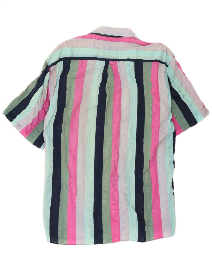 Chemise à manches courtes homme Weekend à rayures multicolores moyennes