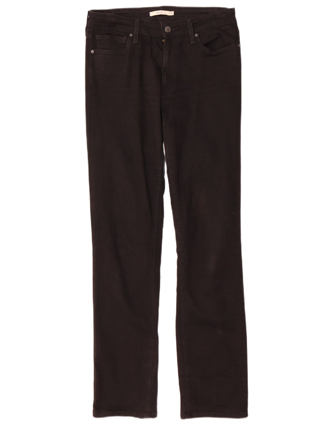 Levi's Jean Slim 712 Femme W30 L32 Coton Noir