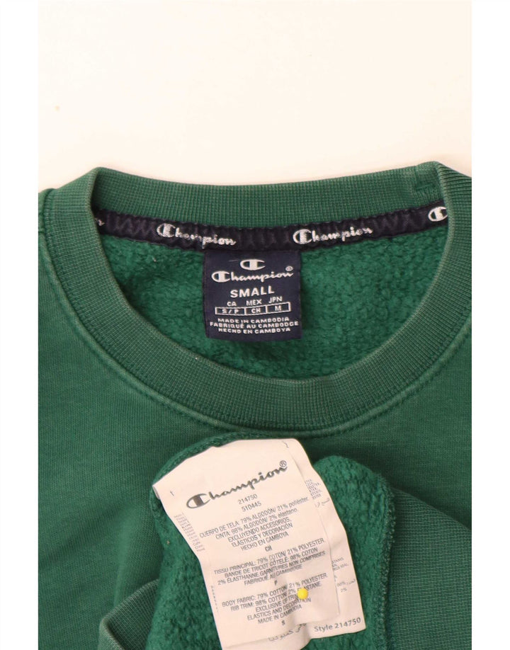 Champion Sweat-shirt coupe classique pour homme en coton vert petit