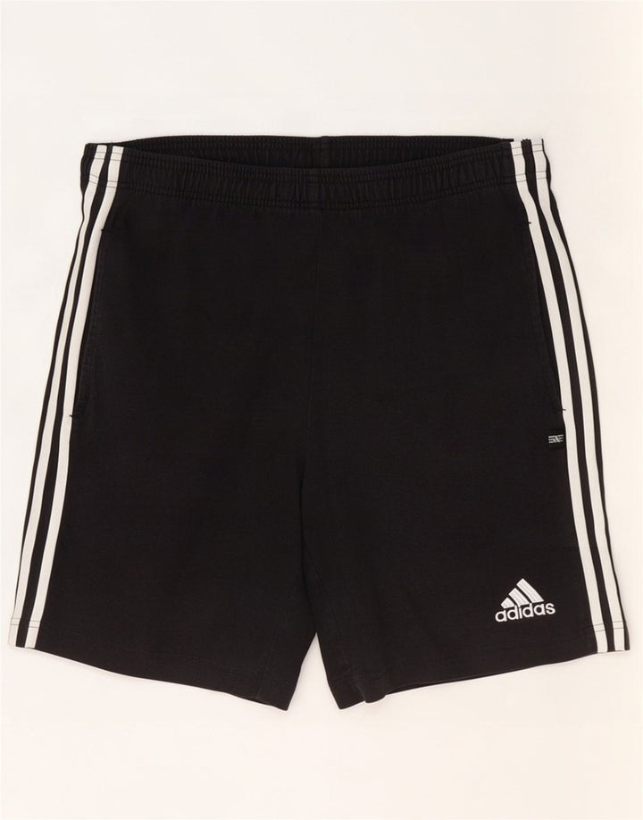 Adidas Short de sport pour homme en coton noir moyen