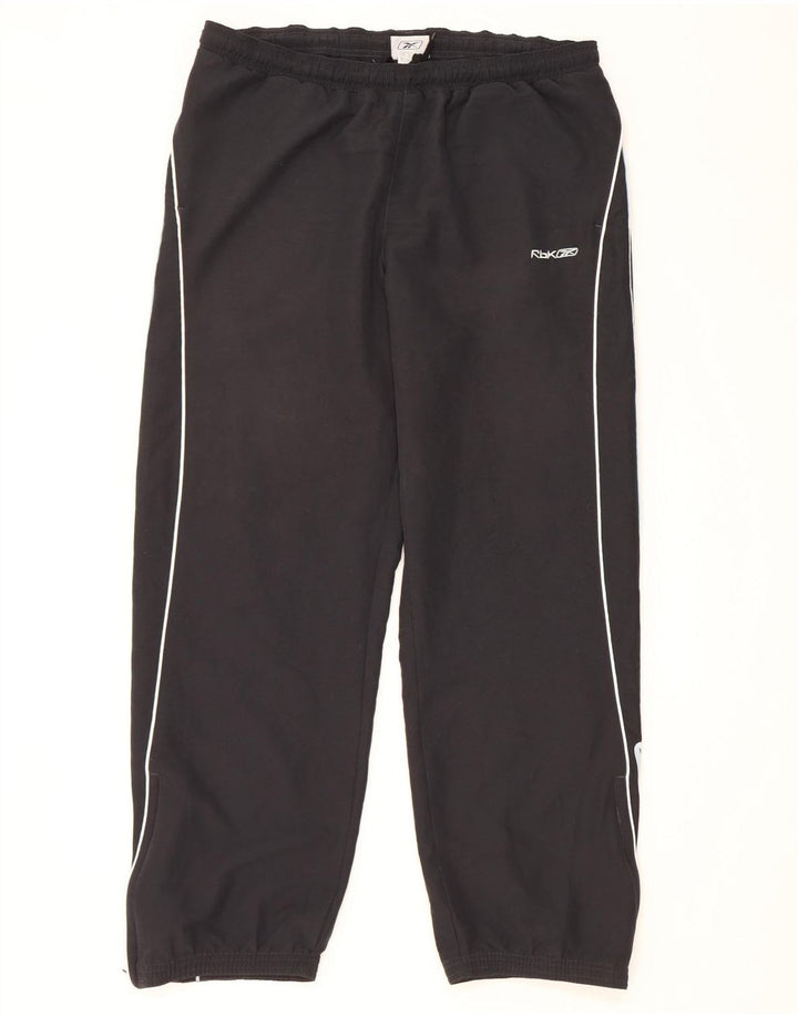 Reebok Pantalon de Survêtement Graphique Homme Joggers Large Noir Polyester