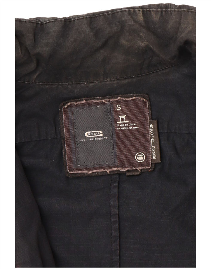 G-Star Homme Veste Militaire Petit Bleu Marine Coton