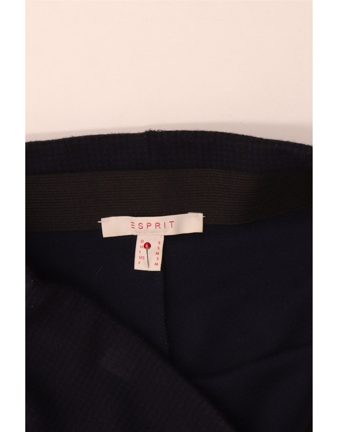 Esprit Jupe Crayon Femme Petite W27 Bleu Marine Vichy Polyester