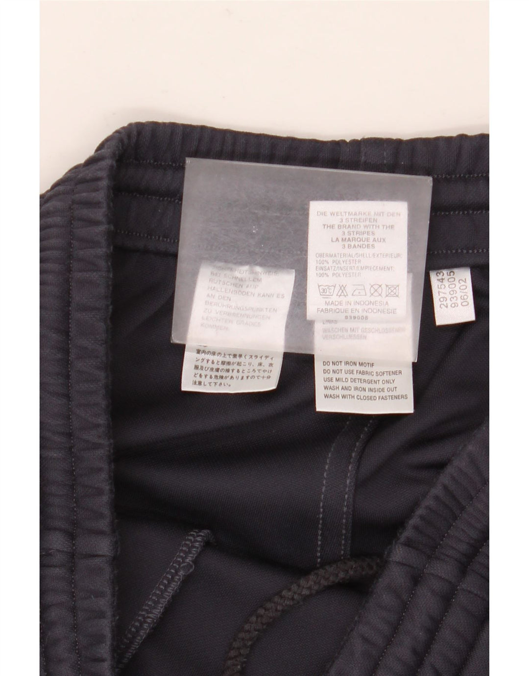 Adidas Pantalon de survêtement pour homme UK 36/38 Small Bleu marine Polyester