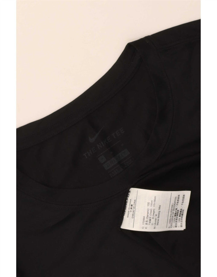 Nike Haut Dri Fit à manches longues pour homme Noir moyen Polyester