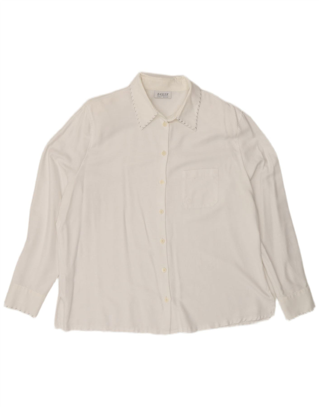 Basler Chemise Chemisier Femme EU 44 XL Blanc Viscose