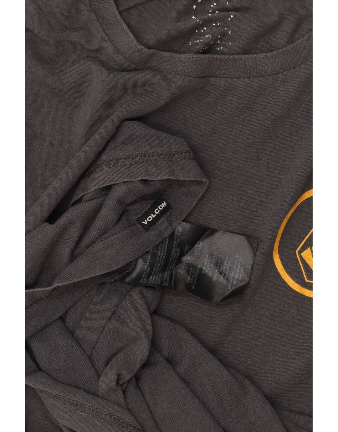 Volcom T-Shirt Homme Gris Moyen Coton