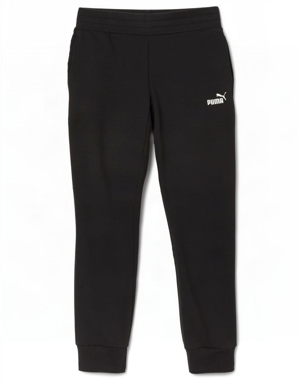 Puma Pantalon de survêtement pour femme Joggers UK 10 Small Noir Coton