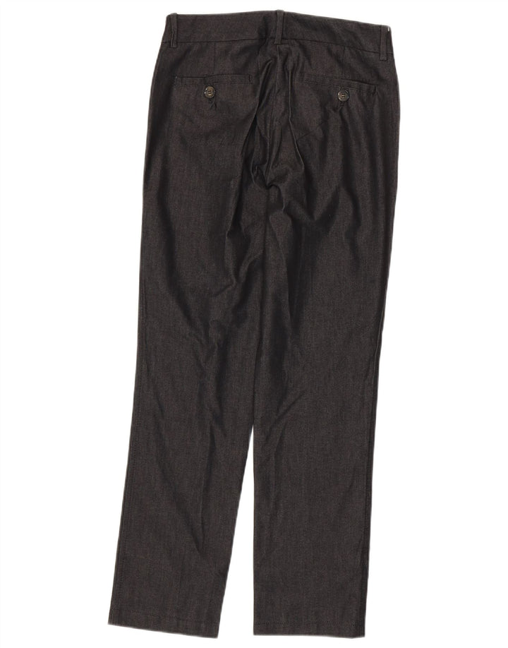 Max Mara Pantalon décontracté droit week-end pour femme UK 8 Small W28 L28 Gris