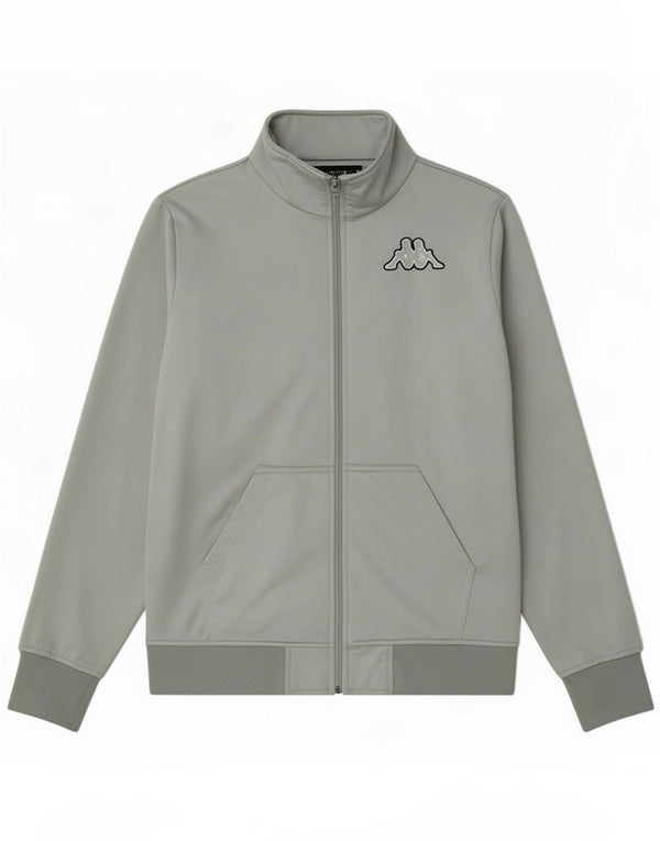 Kappa Veste de survêtement pour homme Large Gris Polyester