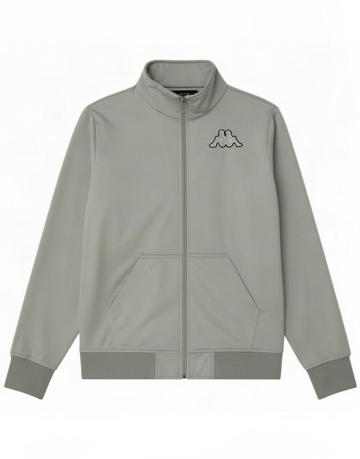 Kappa Veste de survêtement pour homme Large Gris Polyester