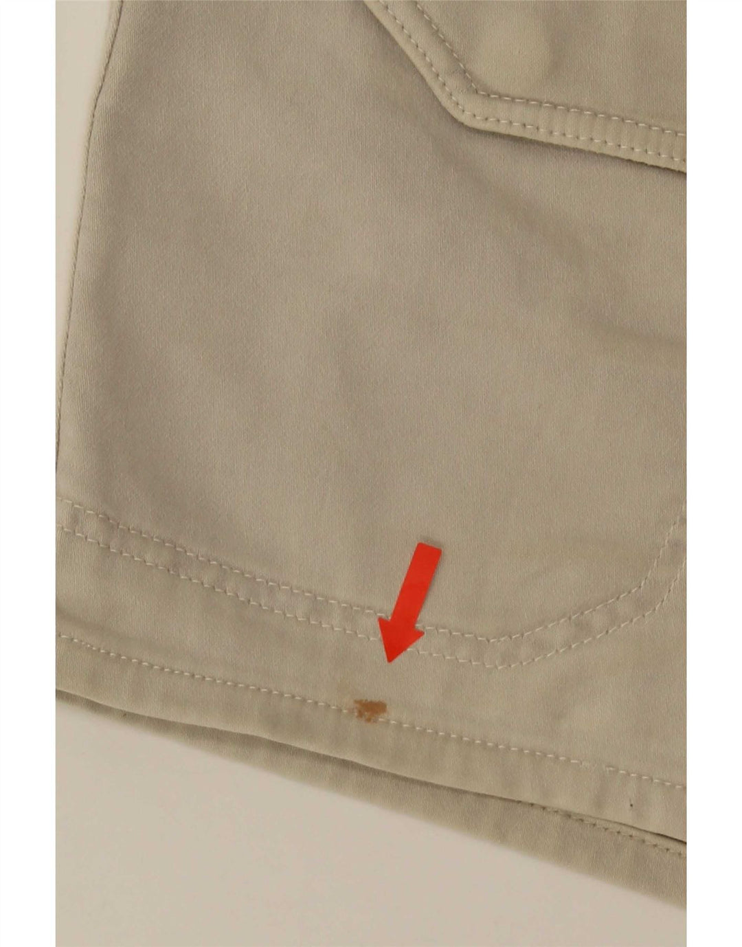 Zara Short Cargo Homme Large W32 Coton Beige