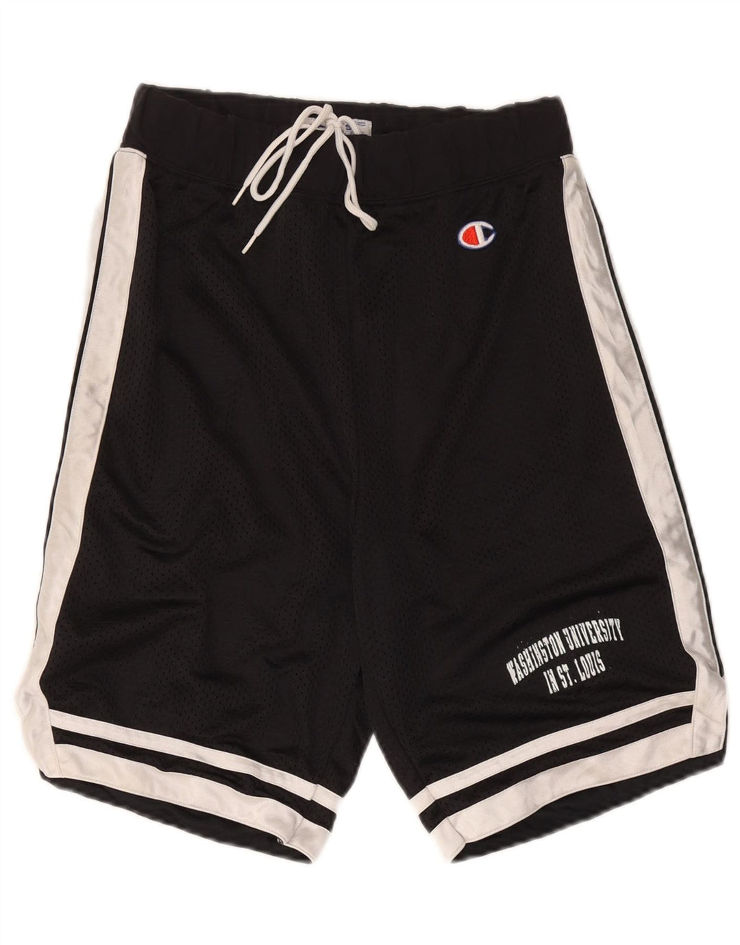 Champion Short de Sport Homme Petit Noir Polyester Colorblock