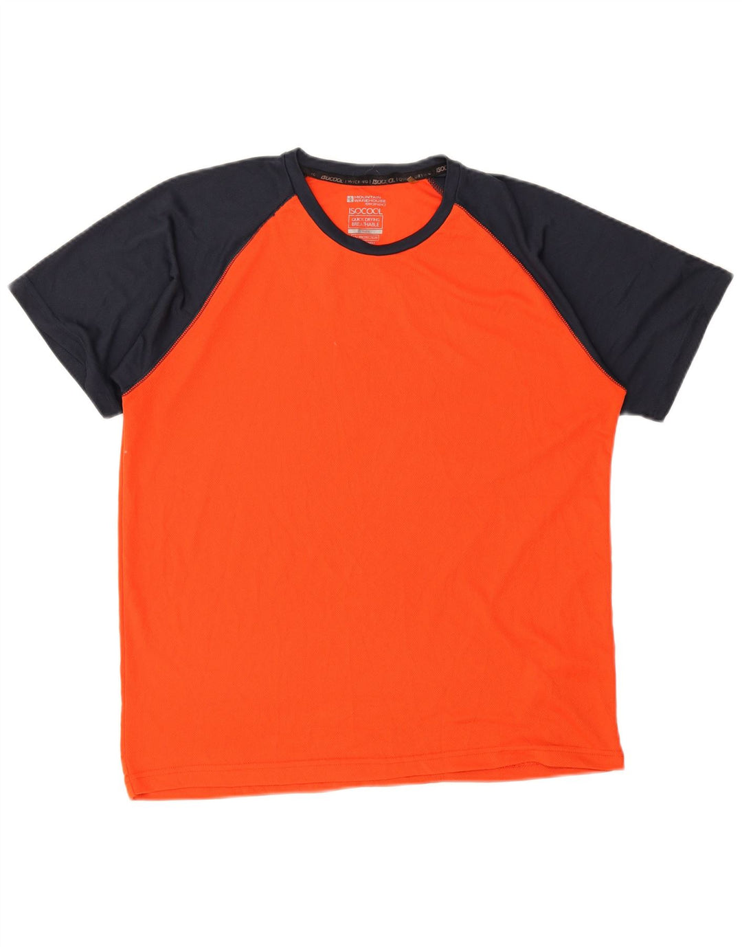 Mountain Warehouse T-shirt pour homme XL en polyester color block orange
