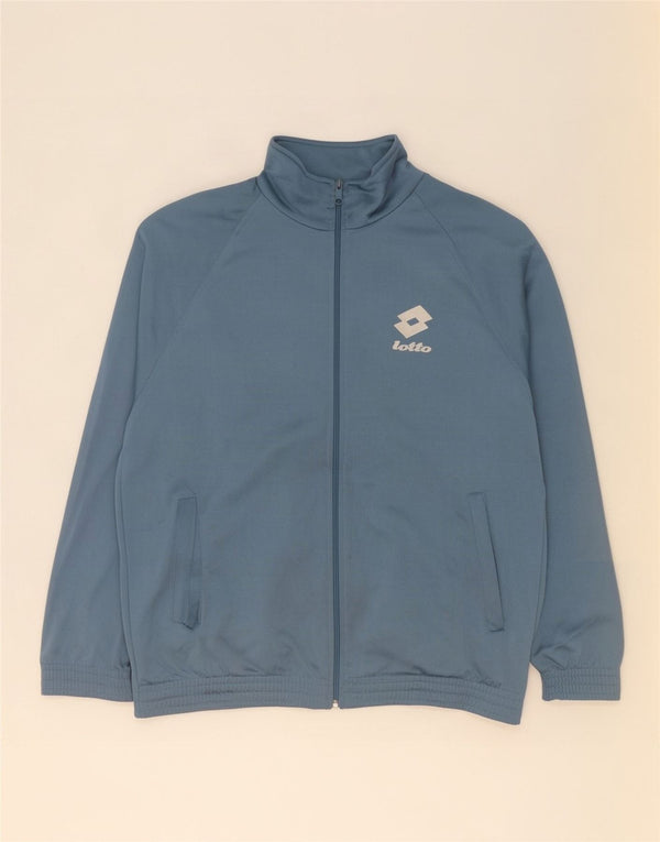 Lotto Veste de Survêtement Graphique pour Homme Grand Bleu Colorblock